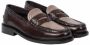 Paul Smith Python Effect Leren Mocassins in Roze en Bruin Multicolor Dames - Thumbnail 2