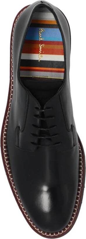 Paul Smith Ras leren schoenen Black Heren