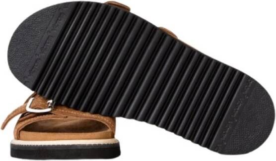 Paul Smith Premium Suède Slippers Bruin Heren