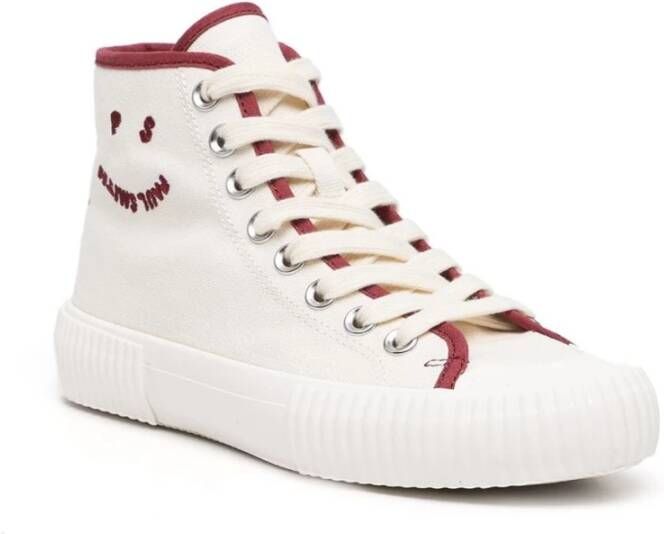 Paul Smith Off White High-Top Sneakers Wit Dames