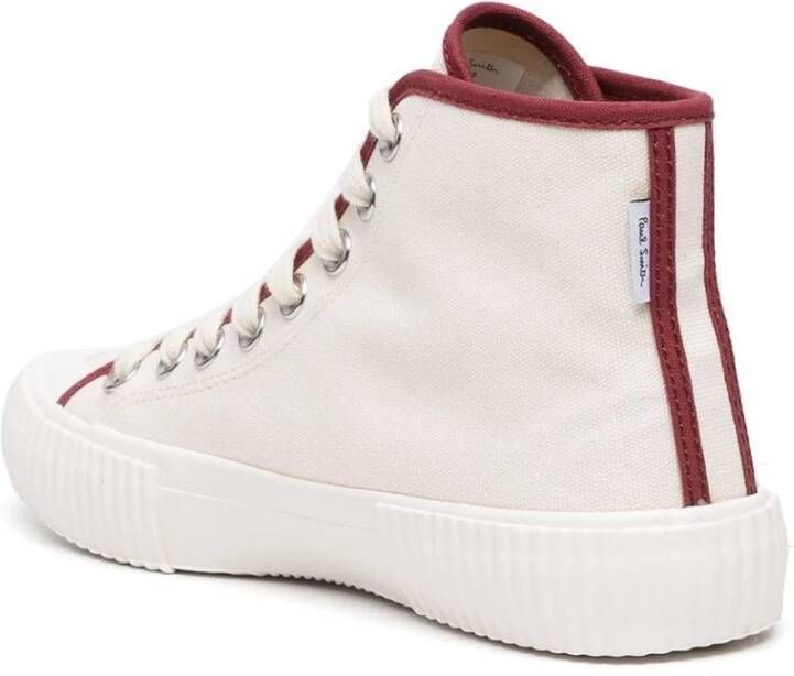 Paul Smith Off White High-Top Sneakers Wit Dames