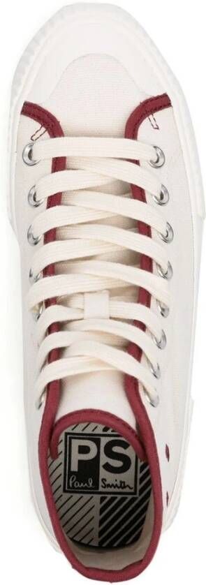 Paul Smith Off White High-Top Sneakers Wit Dames