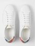 Paul Smith Low-Top Sneakers blanche perforu00E9e logo cuir basso Pau in wit - Thumbnail 5