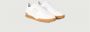 PS By Paul Smith Witte Dover Sneakers met Gouden Logo Stempel White Heren - Thumbnail 2