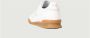 PS By Paul Smith Witte Dover Sneakers met Gouden Logo Stempel White Heren - Thumbnail 3