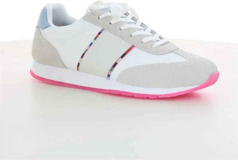 Paul Smith Witte Damessneakers Booker Ontwerp White Dames
