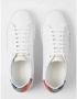 Paul Smith Low-Top Sneakers blanche perforee logo cuir basso Paul Smi in wit - Thumbnail 5