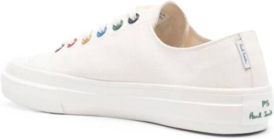 Paul Smith Witte Multikleur Lage Sneakers White Heren