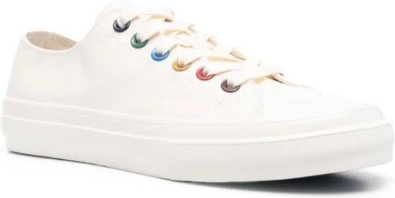 Paul Smith Witte Multikleur Lage Sneakers White Heren