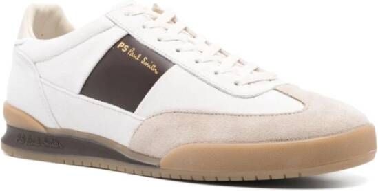 Paul Smith Witte Sneakers met Merkhiel