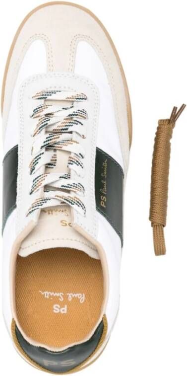 Paul Smith Witte Sneakers met Multikleurige Panelen White Heren