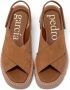 Pedro García Bruine Leren Sandalen Gekruiste Carrarmato Stijl - Thumbnail 2