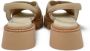 Pedro García Poederkleurige sandalen met gekruiste profielzolen - Thumbnail 2