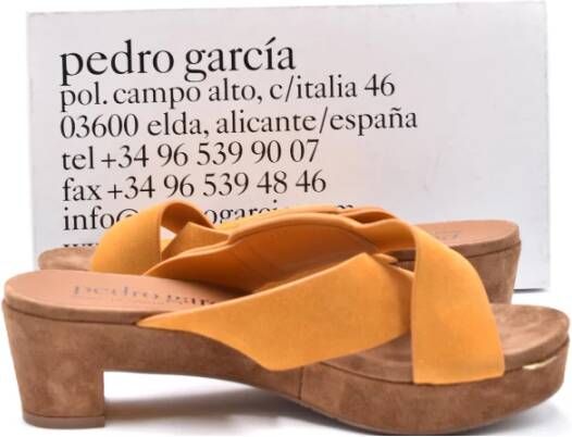 Pedro García Sandals Geel Dames