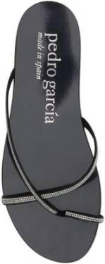 Pedro García Stijlvolle Rhinestone Platte Sandalen
