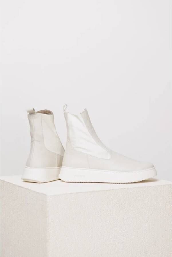 Pedro Miralles Artico Mouse Enkellaars Elastiek White Dames