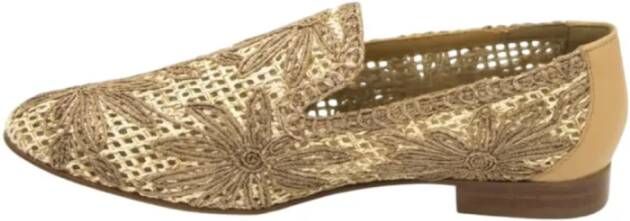 Pedro Miralles Beige Bloemenprint Damesschoen
