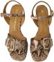 Pedro Miralles Beige Leren Sandalen met Comfortabele Hak - Thumbnail 3