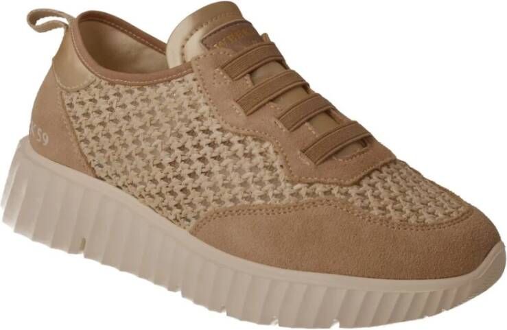 Pedro Miralles Beige Weekend Dames Sportieve Sneaker Beige Dames