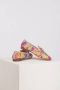Pedro Miralles Bloemen geborduurde loafer met gouden gesp Multicolor Dames - Thumbnail 2