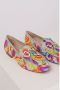 Pedro Miralles Bloemen geborduurde loafer met gouden gesp Multicolor Dames - Thumbnail 4