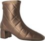 Pedro Miralles Bronzen enkellaars met gewatteerd materiaal Brown Dames - Thumbnail 3