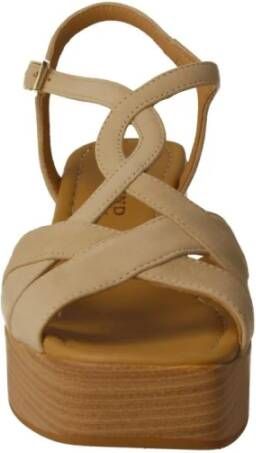 Pedro Miralles Flat Sandals Beige Dames