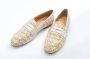 Pedro Miralles Kleurrijke Mesh Loafer met Metallic Gouden Accenten Multicolor Dames - Thumbnail 3