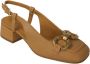 Pedro Miralles Beige Leren Pumps met Gouden Accent Beige Dames - Thumbnail 3