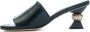 Pedro Miralles Python Print Sandal Strap Black Dames - Thumbnail 3