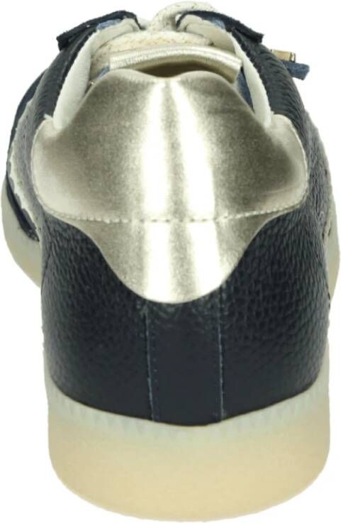 Pedro Miralles Sportieve Lage Damesschoenen Blauw Patroon
