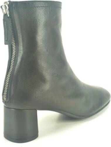 Pedro Miralles Zwarte enkellaars met hak 5cm Black Dames