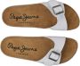 Pepe Jeans Badslippers Bio Single Champion Wit Heren - Thumbnail 12