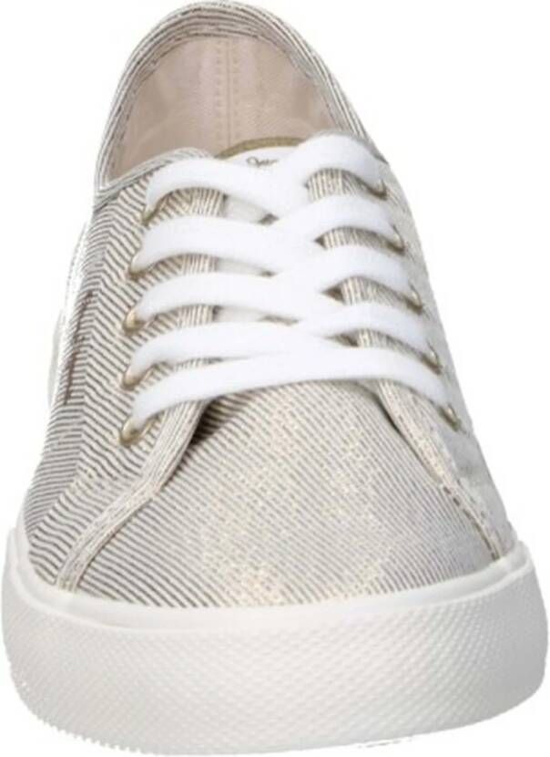 Pepe Jeans Brady Feest Sneakers Yellow Dames