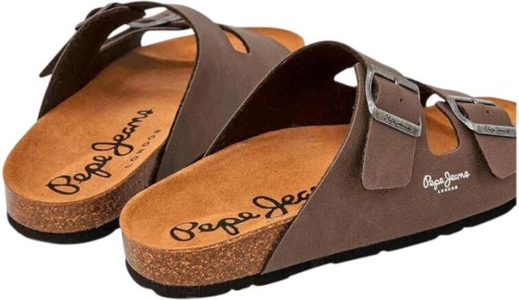 Pepe Jeans Bruine Bio Chicago Sandalen