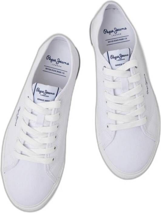 Pepe Jeans Damestrainers Kenton Road Wit Dames