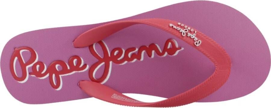 Pepe Jeans Stijlvolle Bay Beach Flip Flops Vrouwen Pink Dames