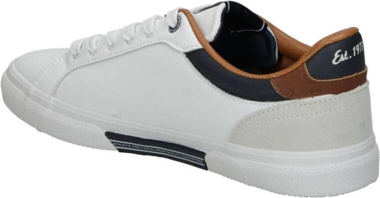 Pepe Jeans Heren Schoenen Klassieke Stijl White Heren
