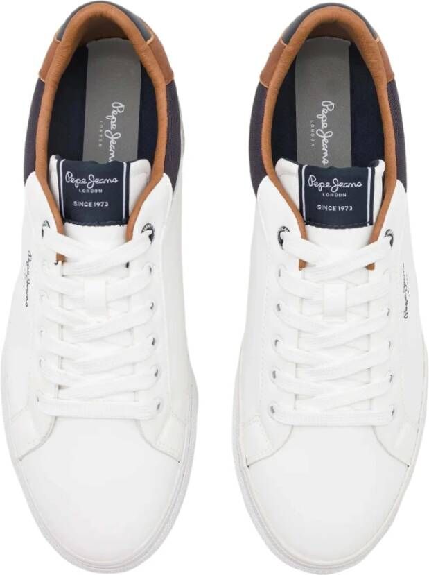 Pepe Jeans Kenton Court Sneakers White Heren