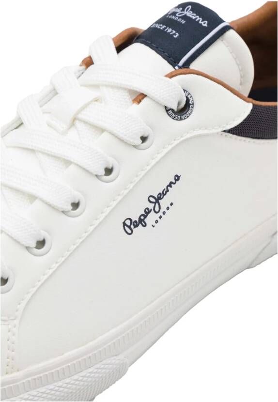 Pepe Jeans Kenton Court Sneakers White Heren