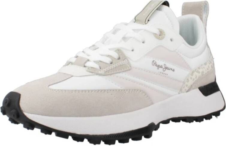 Pepe Jeans Lucky Print Sneakers Beige Dames