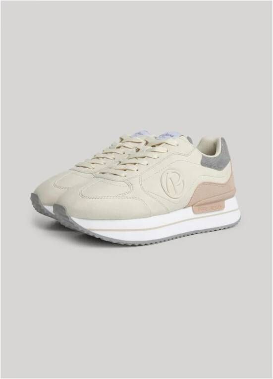 Pepe Jeans Minimalistische sneakers met contrasterende kleuren
