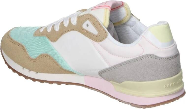 Pepe Jeans Modieuze Sportschoenen Beige Dames