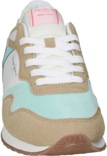 Pepe Jeans Modieuze Sportschoenen Beige Dames