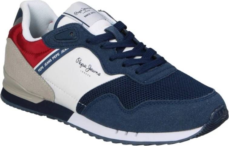 Pepe Jeans Modieuze Sportschoenen Blue Dames