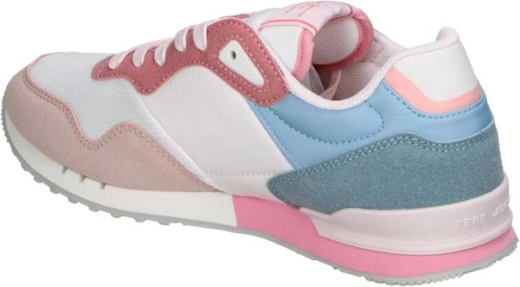 Pepe Jeans Modieuze Sportschoenen Pink Dames