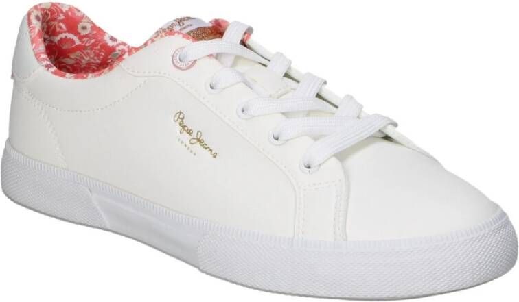 Pepe Jeans Modieuze Sportschoenen White Dames