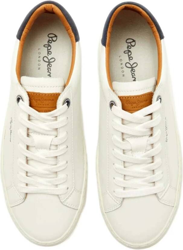 Pepe Jeans Original Sneakers White Heren