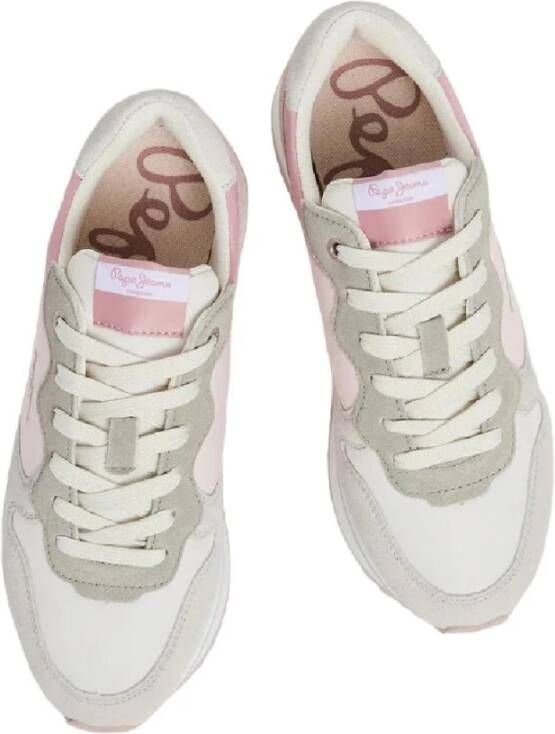 Pepe Jeans Rusper Jelly Sneakers Stijl en Comfort Pink Dames