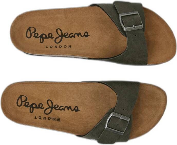 Pepe Jeans Sandales Bio Single Chicago Groen Heren